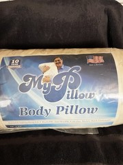 MyPillow Body Pillow 18×54 White Patented Interlocking Fill Washable Dryable