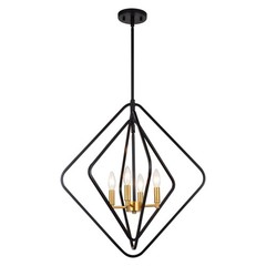 Brady – 4 Light Pendant In Contemporary Style-24.25 Inches Tall and 22 Inches