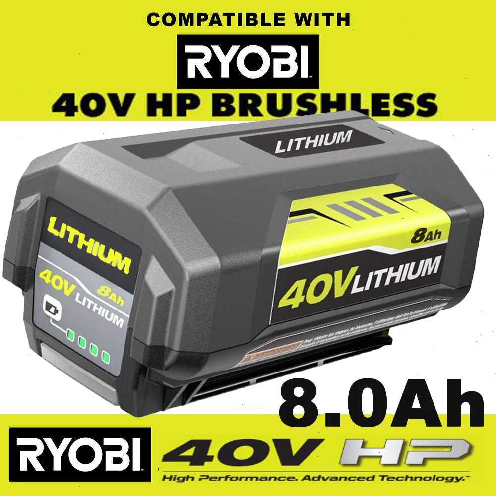 For RYOBI 40V 8 Ah Lithium-Ion High Capacity Battery OP40404 OP4050A OP4015 Lots