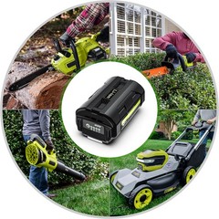 1/4PCS For Ryobi 40V 6Ah 8.0Ah Battery High Capacity Lithium ion OP4050 OP40602