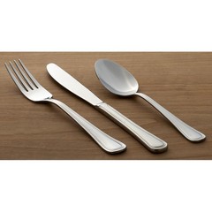 Flatware Set 50 Piece Oneida Tress Everyday Metallic Silver 5.40 LB