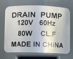 Unbranded Washer Drain Pump 120V 60Hz 80W – CL.F **NEW** No Box