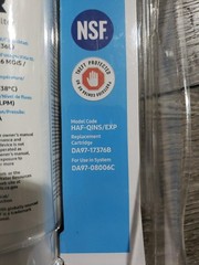 Samsung DA97-17376B Fridge Water Filter, HAF-QINS/EXP, For Use In DA97-08006C