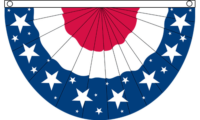 USA Stars Bunting 3×5 ft Red White Blue United States US USA Flag Banner Stripes