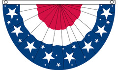 USA Stars Bunting 3×5 ft Red White Blue United States US USA Flag Banner Stripes