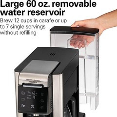 Hamilton Beach FlexBrew 5-in-1 Coffee Maker (R49965) – Black