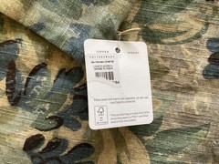 New Pottery Barn Green Lush Botanical Multicolor 24” Pillow Cover blue floral