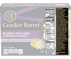 Macaroni and Cheese by Cracker Barrel in 3 Variety 4.67 Ounce (Pack of 3)