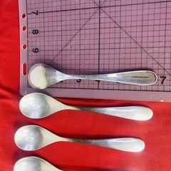 Pfaltzgraff Stainless 18/8 SONYA Oval Tea Spoons Glossy Flatware 6.75in