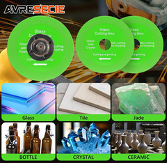 5 Pcs Glass Cutting Disc for Angle Grinder, 4″ Ceramic Tile Cutter Blade, Ultra-
