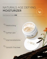 LAIKOU Snail Face Cream – Hyaluronic Acid Moisturizing & Nourishing Day Cream |