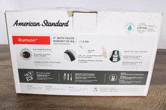 American Standard Rumson 4″ Bathroom Faucet Matte Black Open Box (No Drain)