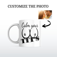 Personalized mug with text photo name logo personalized gift funny coffee mug 08