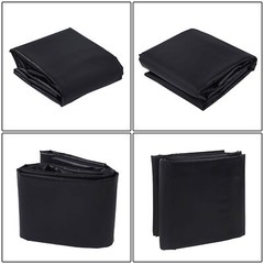 13ft*18ft Black Pond Waterproof Liner 20 Mil Thickness Fish Pond Liner HDPE