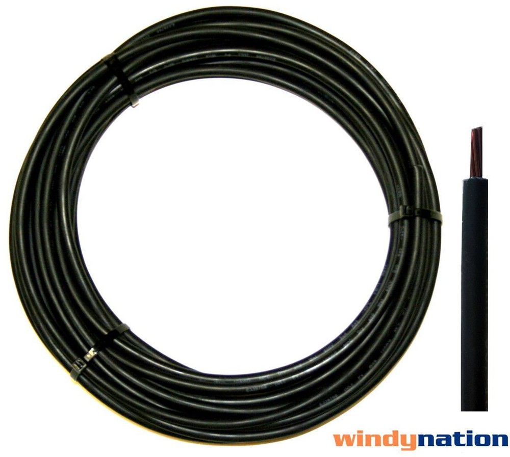 12 AWG Solar Panel Extension Cable Wire 25 ft to 300 ft RV Boat