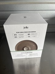 Jolie Filtered Showerhead Annual Pack w/ 3 Total Filter Refills Brushed Steel