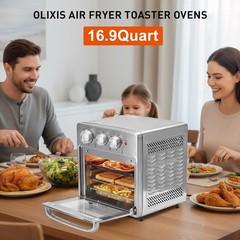 Air Fryer Toaster Oven Combo Oven Countertop Functional Stainless Up to 450°F