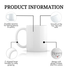 Personalized mug with text photo name logo personalized gift funny coffee mug 09