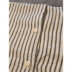 Taylor Linens Bergen Stripe Quilted Standard Pillow Shams, two shams