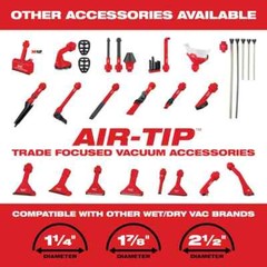 1-1/4 In. – 2-1/2 In. Cross Brush Tool Wet/Dry Shop Vacuum Attachment (1-Piece)
