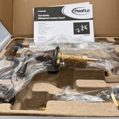 Lavatory Faucet Proflo 8” Wide Spread 3 Hole, Oil Rubbed Bronze New