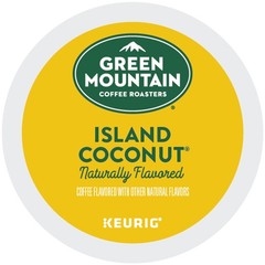 Green Mountain Coffee Island Coconut K-Cups, Light Roast Coffee, 24 Count