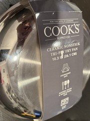 Cook’s Supply Co. Ceramic Nonstick Tri-Ply Fry Pan 10.3 in Dishwasher Safe