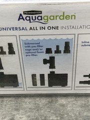Aquagarden Universal Hydroponic & Aquaponic Water Pump 300-500 Gal/Hr. {G7}.