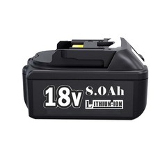 2PACK Battery /Charger For Makita 18Volt 8.0Ah LXT Li-Ion BL1860B BL1830 BL1850