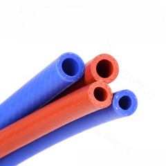 Red / Blue Silicone Braided Hose Tube Reinforced – Water Oil Fuel High Temp 300℃