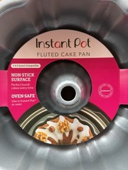 Instant Pot Fluted Bundt Cake Pan 6-8 Quart Compatible Non-Stick Oven-Safe New