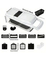 15-In-1 Vegetable Fruit Chopper Cutter Food Onion Veggie Dicer Slicer Kitchen