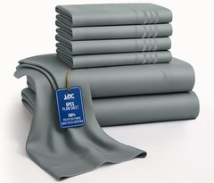 Bed Sheet Set 6 Piece Bedding Comfort Microfiber Deep Pocket 1800 Series Sheets