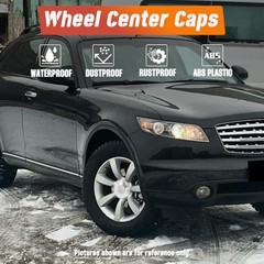 4Pcs 153mm(6.02in) Wheel Center Caps for 645i 650i 6-Series E63 E64 Silver
