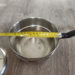 Vintage Farberware Double Boiler Insert Pan with Lid Stainless Steel 2 – 2.5 Qt