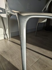 Ross Lovegrove for Bernhardt “Go” Chair – Magnesium – Silver/Tan