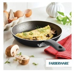 Farberware Easy Clean 8 Inch Aluminum Nonstick Frying Pan, Black New
