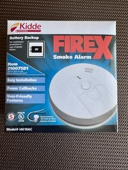 Kidde Firex Detector 120v Hardwired Smoke Alarm With 9V Battery BackUp I4618AC