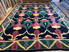 Hand-Knot 55″x88″ TUFENKIAN TIBETAN WOOL RUG