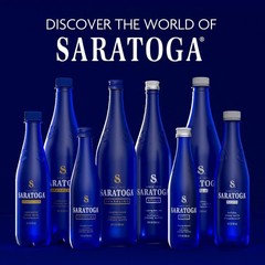Saratoga Spring Water Still 16 fl oz Bottles 6 Pack Natural Mineral Water