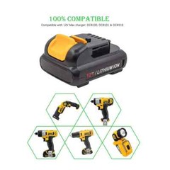2PACK 3.0Ah 12V Max Lithium Battery for DEWALT DCB127-2 DCB120 DCB121 DCB123
