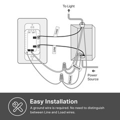 Elegant White Wi-Fi Light Switch Pack of 3 – Voice Control & Neutral Wire Needed