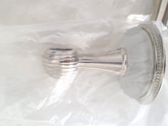 Phylrich Paper Holder Frosted Crystal Polished Nickel KCC50/014