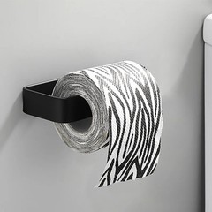Holder Kitchen Roll Towel Paper Rack Under Cabinet Wall Toilet Self Adhesive