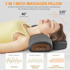 Callixe Thera Pillow Massage Neck Hump, TheraPillow Massager with Heat
