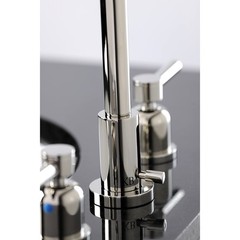 Fauceture Concord Widespread Bathroom Faucet with Pop-Up Drain, Polished Nickel