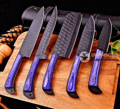 Custom made Forged High Carbon Steel KITCHEN KNIVES CHEF SET 2651