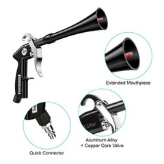 2-in-1 High-Pressure Car Interior Detailing Air Blow Gun Tornado Cleaning Tools