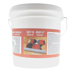Gotta Grip-It Non-Slip Rug Fixative Gum, Easy to Use, Machine Washable 1 GALLON