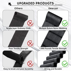 Door Limiting Straps 2PCS Heavy Duty for Jeep Wrangler 1996-2024 1000LB Tensile